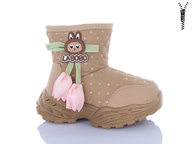 Ботинки Леопард (26-30) B8083 khaki (зима)
