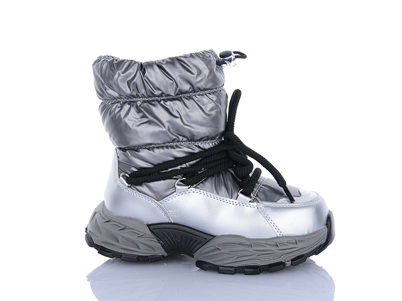 Дутики Леопард (31-36) C10 silver (зима)