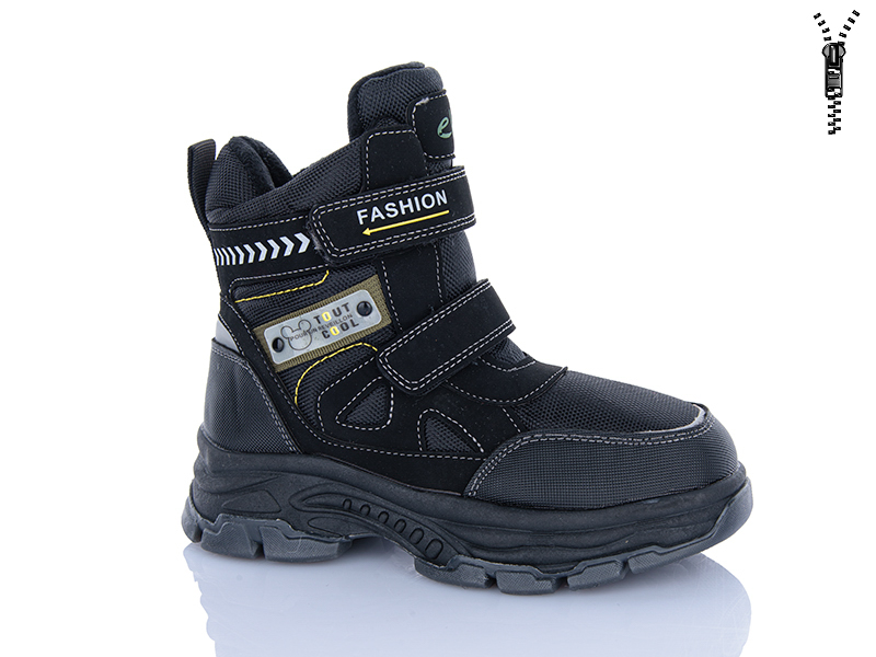 Ботинки Леопард (32-37) M29 black (зима)