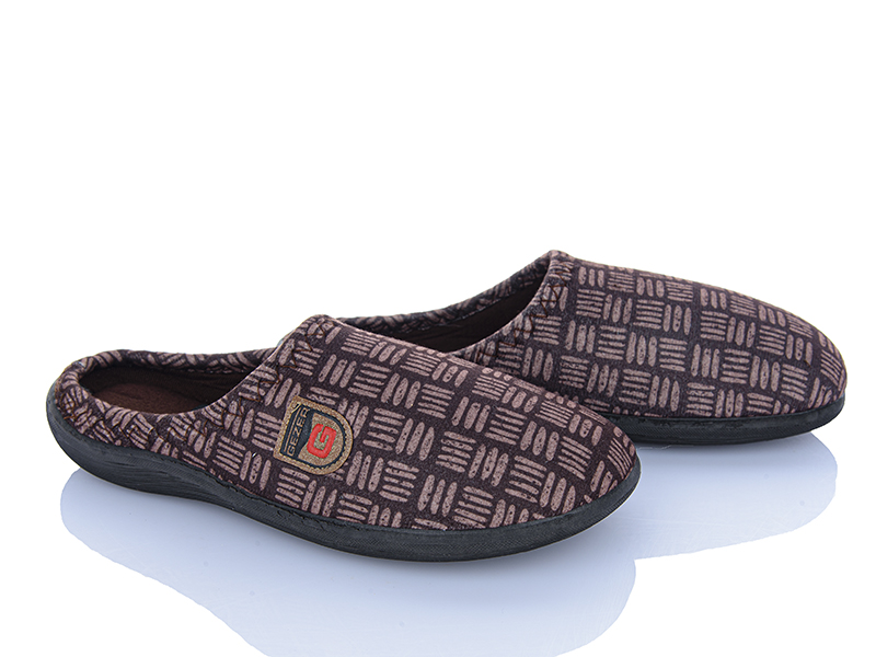 Тапочки Soylu (41-45) GE358 коричневий (деми)