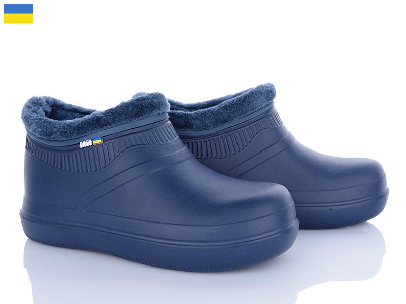 Галоши Golden Lion (37-41) M7004 т.синій (зима)