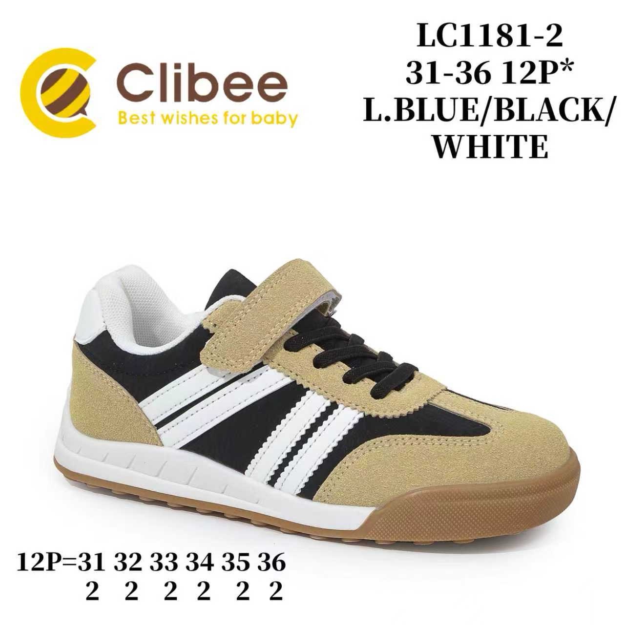 Кроссовки DvaClibee (31-36) BM-LC1181-2 L.blue-black-white (деми)