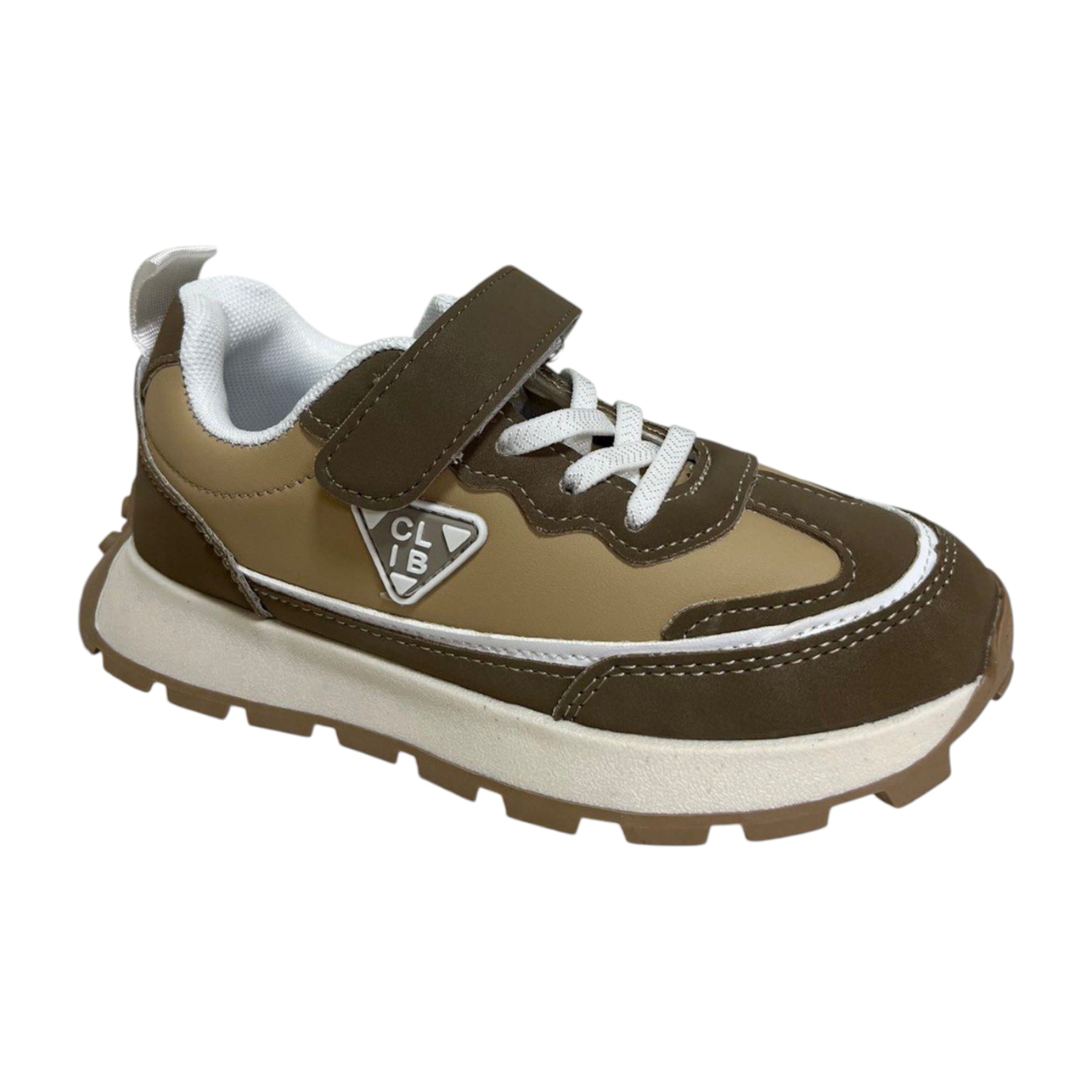 Кроссовки DvaClibee (32-37) BC-LC900 khaki (деми)