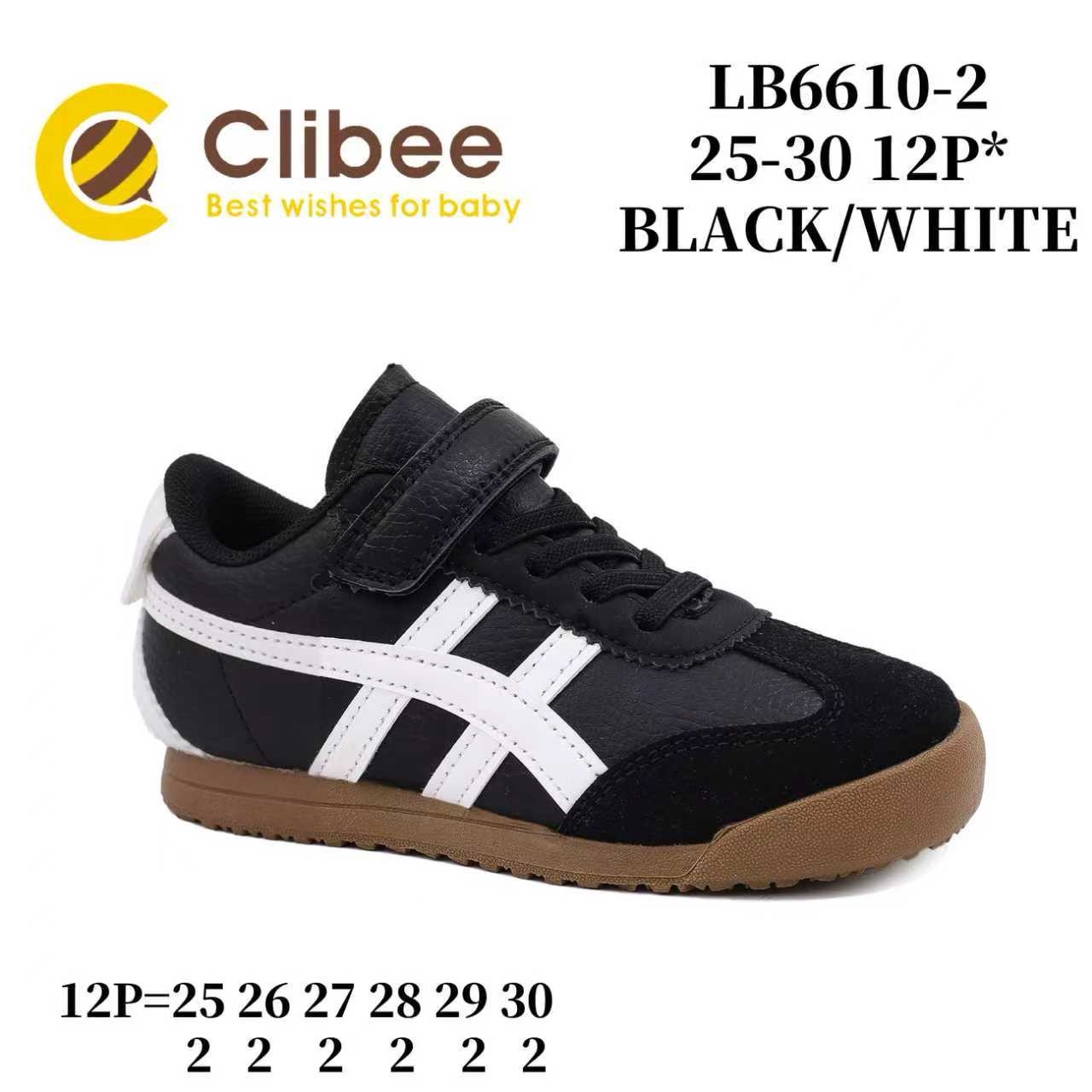 Кроссовки DvaClibee (25-30) MAp-LB6610-2 black-white (деми)