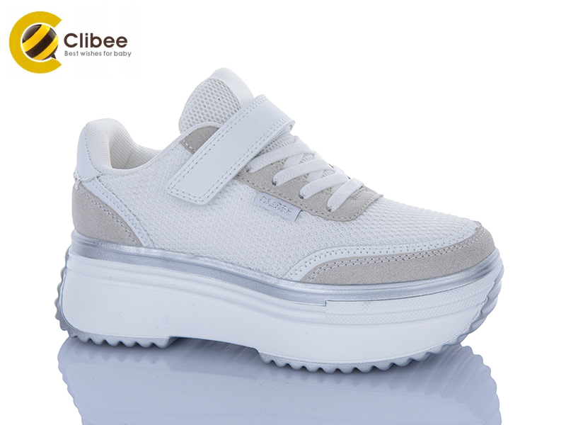 Кроссовки Clibee-Apawwa (33-38) EC738 white (деми)