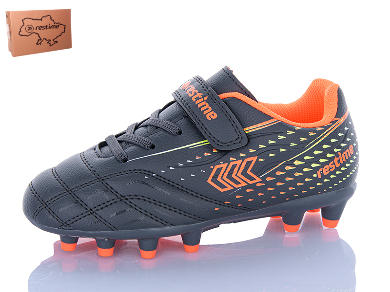 Спорт Restime (31-35) DDB26713-2 d.grey-salat-orange (деми)