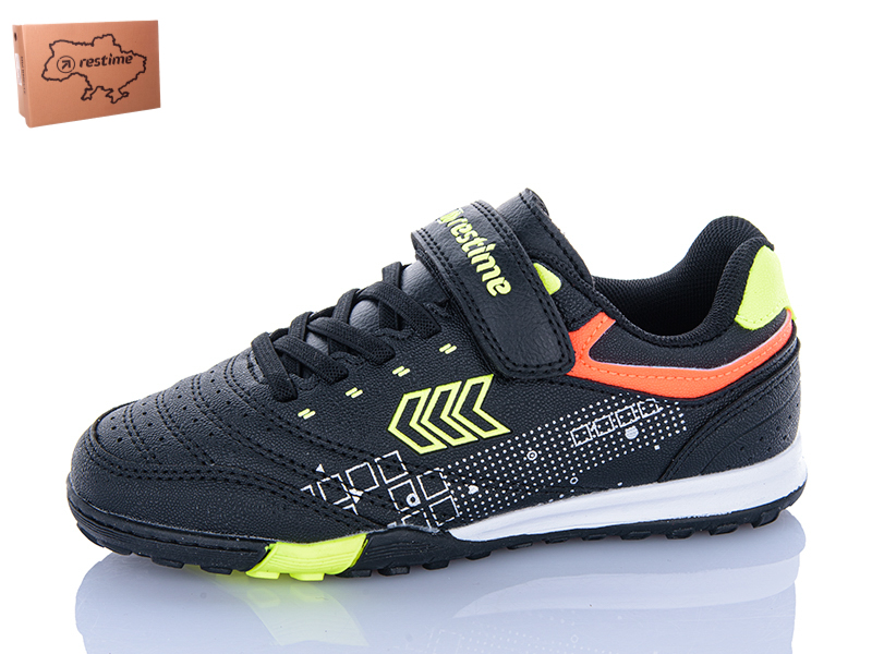 Спорт Restime (31-35) DDB26719-1 black-lime-orange (деми)