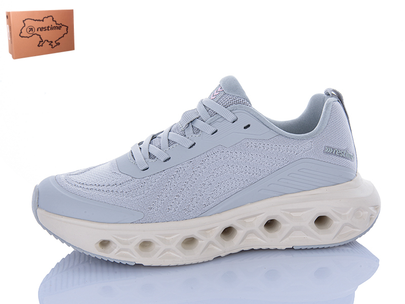 Кроссовки Restime (36-41) OWL26753 l.grey (лето)