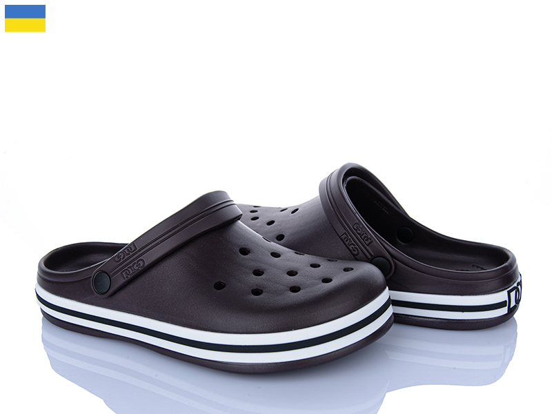 Кроксы Roks (41-45) 520 шоколад (лето)