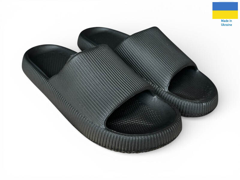 Шлепанцы Rai shoes (36-41) С88 чорний (лето)