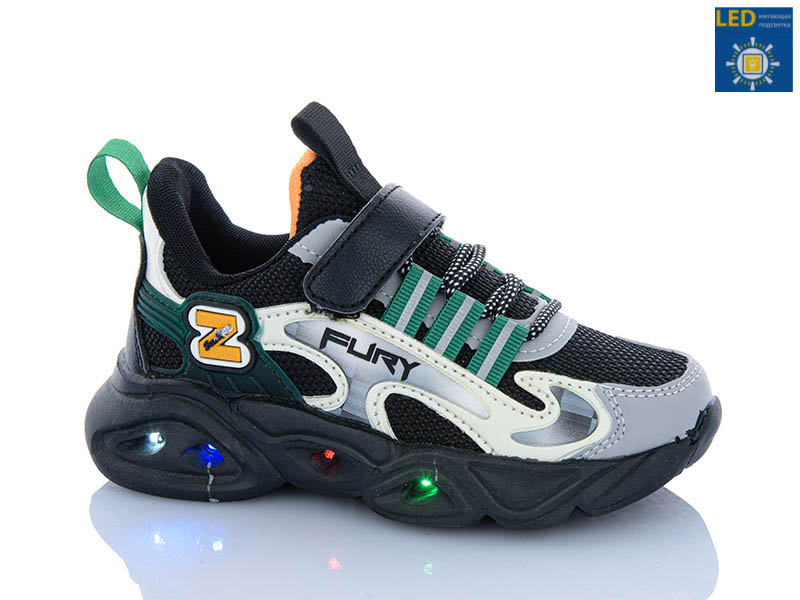 Кроссовки Xifa kids (27-32) XF01-6075-2 LED (деми)