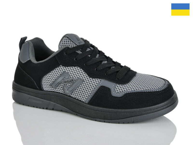 Кроссовки Slipers (41-45) 1032 чорний (деми)