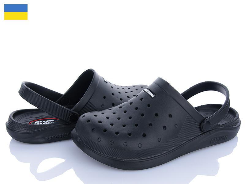 Кроксы Golden Lion (40-45) Л232 чорний (лето)