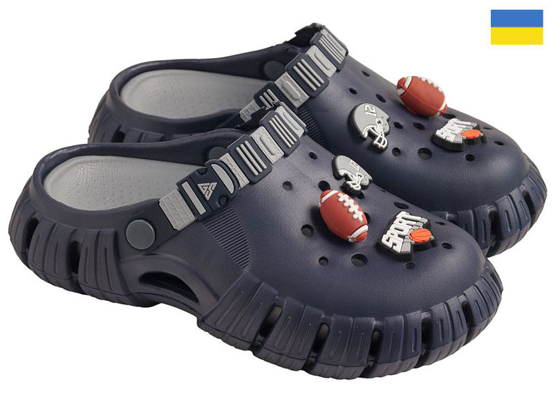 Кроксы Rai shoes (36-40) DS770 синій (лето)