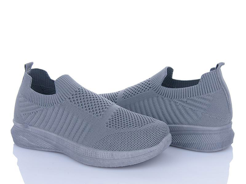 Кроссовки OkShoes (37-41) 567 grey (лето)