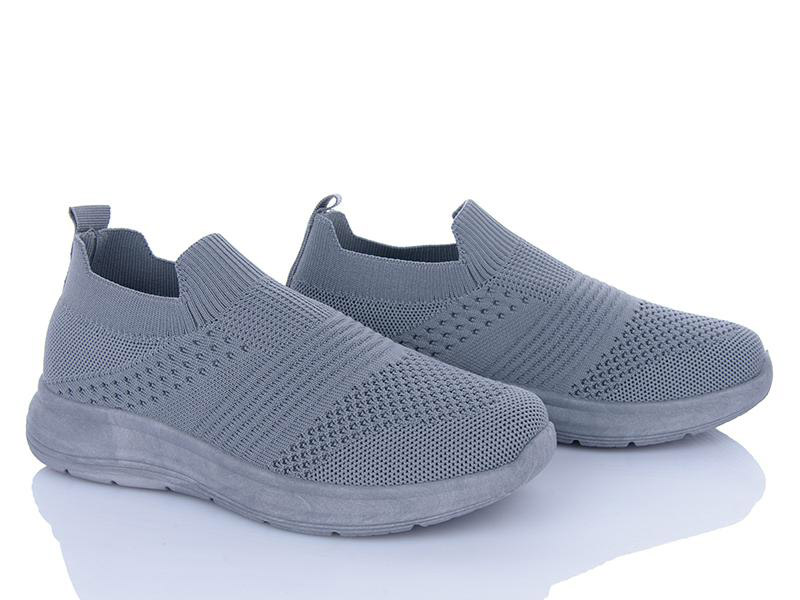 Кроссовки OkShoes (37-41) 569 grey (лето)