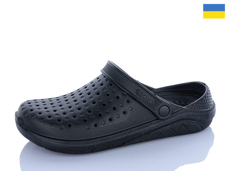 Кроксы Sanlin2 (40-45) 025 чорний (лето)