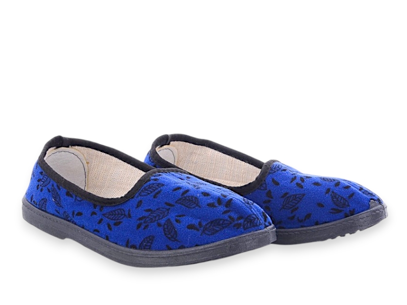 Тапочки Rai shoes (37-41) Листок синій (деми)