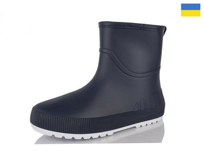 Сапоги Slipers (36-41) БЖП15-2 чорний сір-п. (деми)