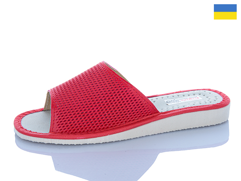 Тапочки Inblu (36-41) Перфорація жін.червоний (лето)