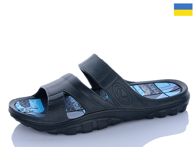 Шлепанцы ALEX M&L (41-46) B002 Т. Сині-синій (лето)