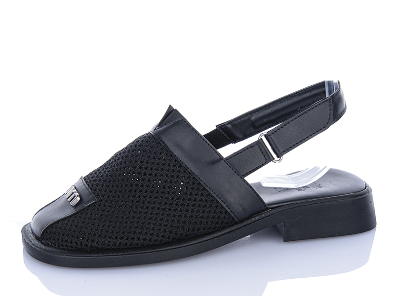 Босоножки Sali One (37-40) 908 чорний (лето)