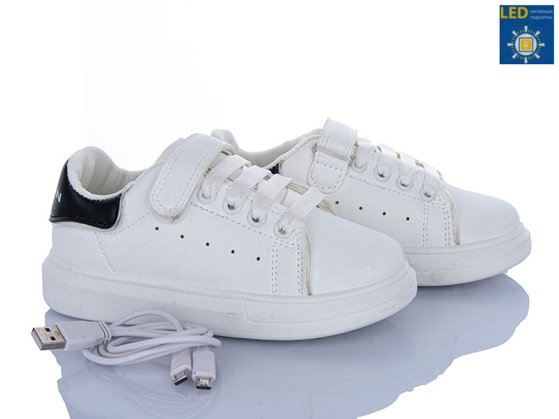 Кроссовки Xifa kids (26-31) XXF02-E505-2A USB LED (деми)