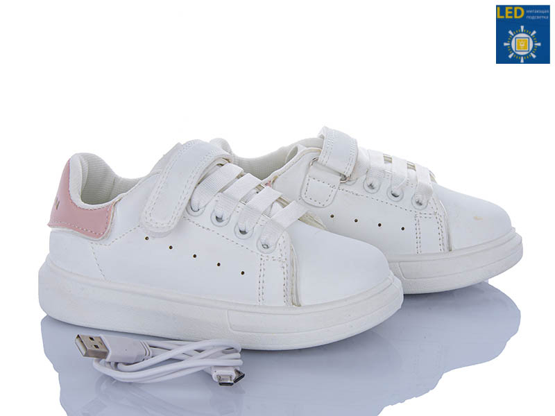 Кроссовки Xifa kids (26-31) XXF02-E505-2F USB LED (деми)