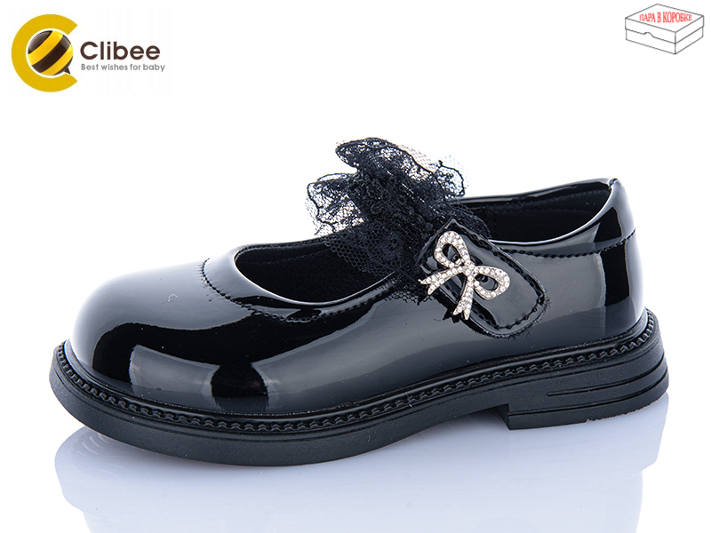 Туфли Clibee-Apawwa (23-27) DA811-1 black (деми)