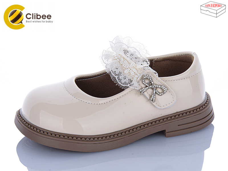 Туфли Clibee-Apawwa (23-27) DA811-2 beige (деми)