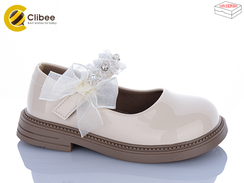 Туфли Clibee-Apawwa (26-30) DB812 beige (деми)