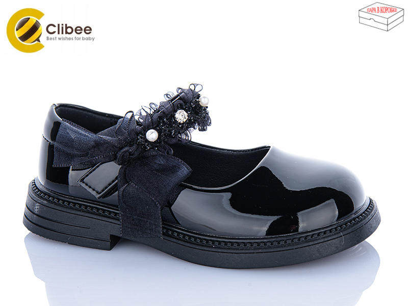 Туфли Clibee-Apawwa (26-30) DB812 black (деми)