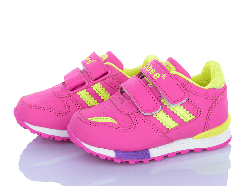 Кроссовки Apawwa (21-26) F627 peach-l.yellow (деми)
