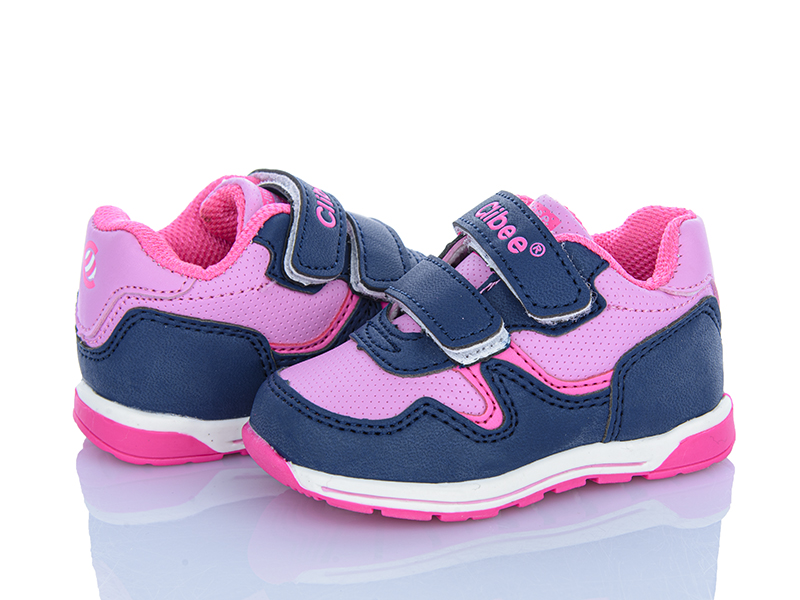 Кроссовки Apawwa (19-24) F655 d.blue-pink (деми)