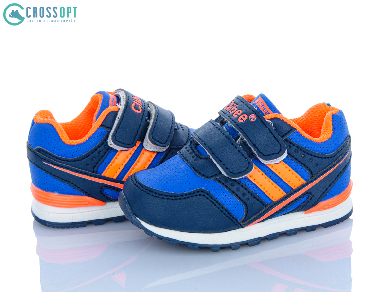 Кроссовки CrossOpt (21-26) F632 d.blue-orange (деми)