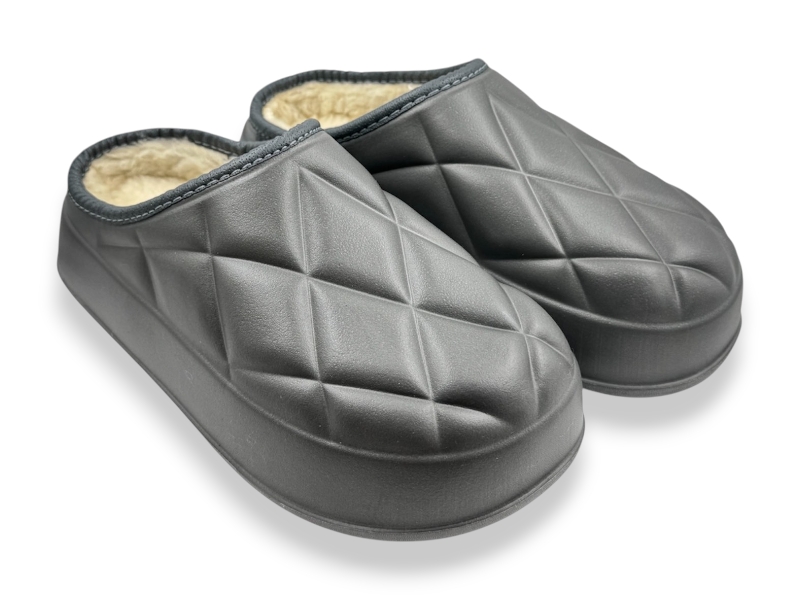Сабо Rai shoes (36-41) 602 т.сірий (зима)