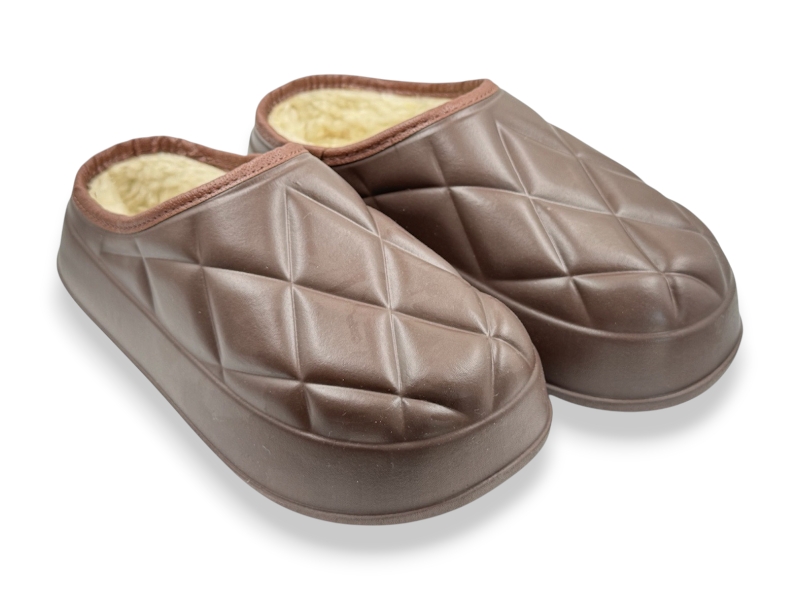 Сабо Rai shoes (36-41) 602 шоколад (зима)