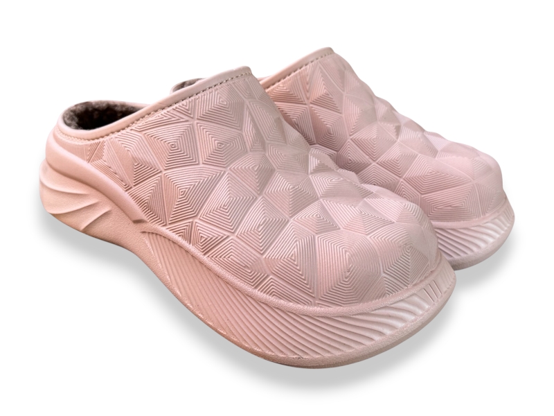 Сабо Rai shoes (36-41) 603 рожевий (зима)