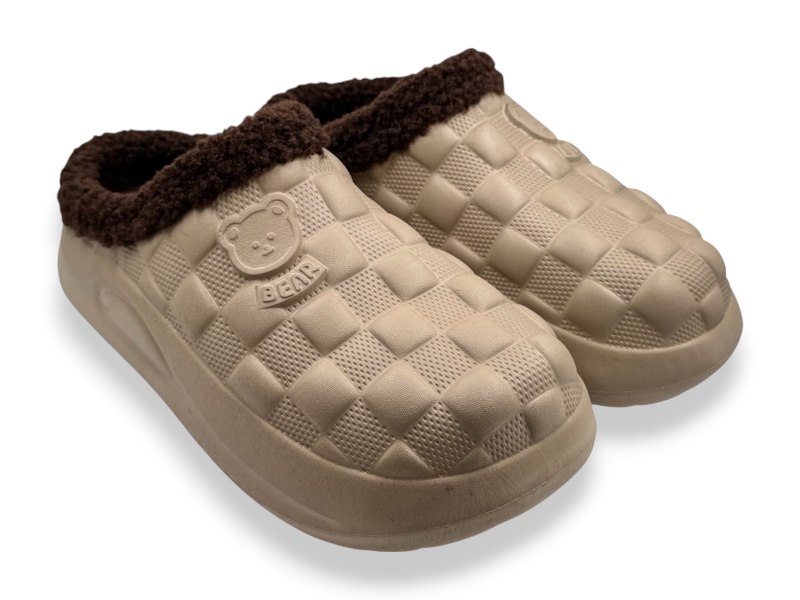 Сабо Rai shoes (36-41) 604 капучино (зима)