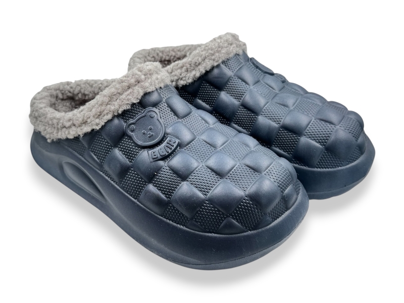 Сабо Rai shoes (36-41) 604 т.синій (зима)