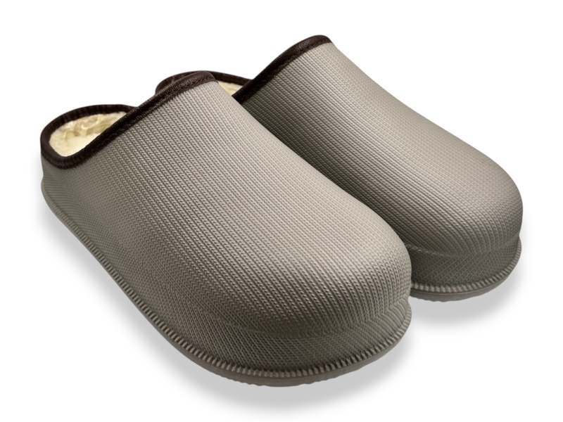 Сабо Rai shoes (41-46) 800 бежевий (зима)