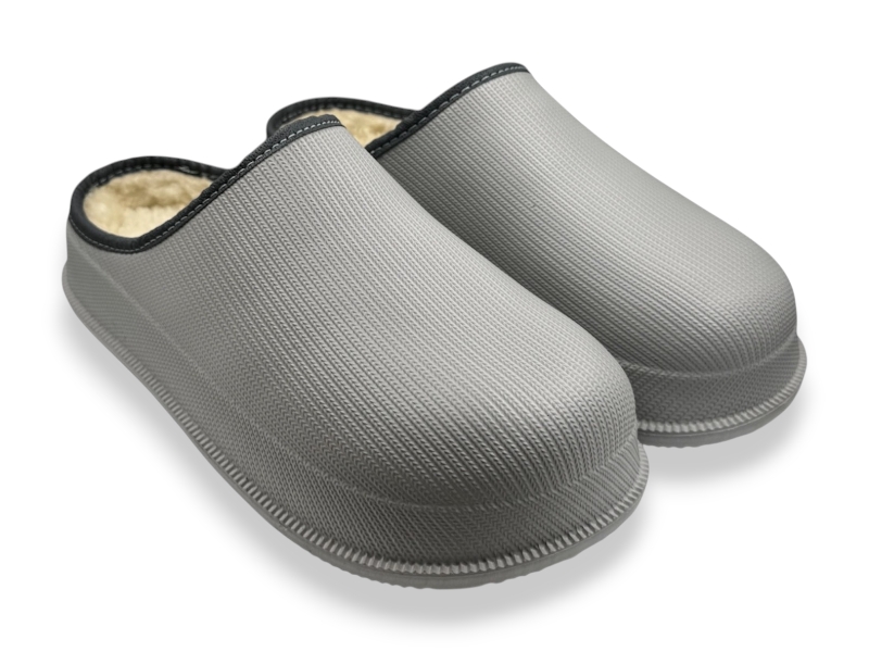 Сабо Rai shoes (41-46) 800 сірий (зима)