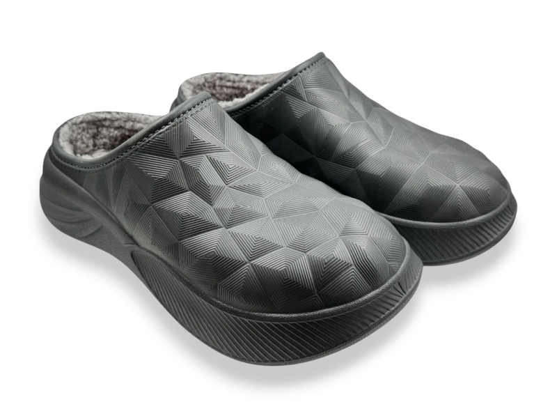 Сабо Rai shoes (41-46) 803 т.сірий (зима)