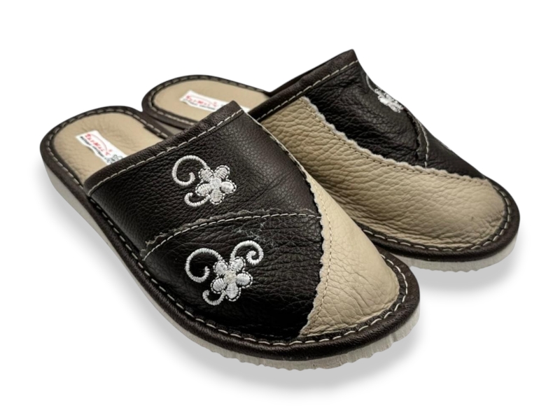 Тапочки Rai shoes (36-41) Капці 4 жін.кор-бежевий (деми)