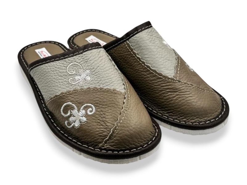 Тапочки Rai shoes (36-41) Капці 4 жін.хакі (деми)