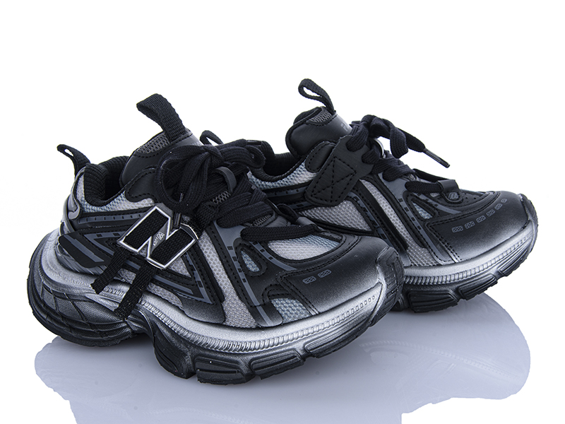 Кроссовки Clibee (31-37) A6211 black (деми)
