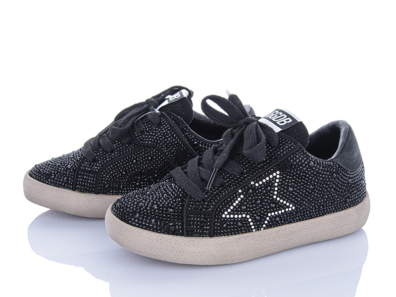 Кроссовки Clibee (31-37) ABC2586-1 black (деми)