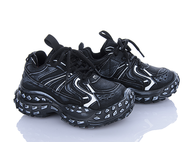 Кроссовки Clibee (31-37) ABC8665-56 black (деми)