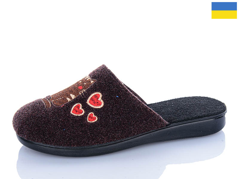 Тапочки Inblu (37-41) 135-15 коричневий (деми)