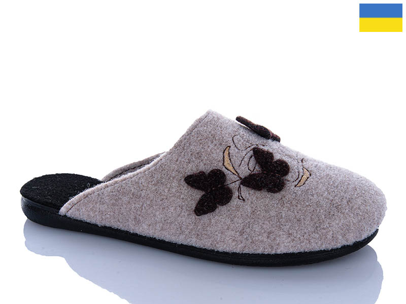 Тапочки Inblu (37-41) 308-12 бежевий (деми)